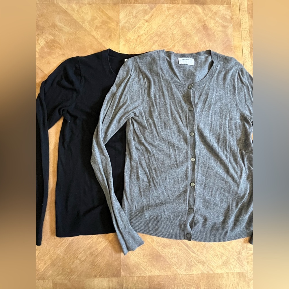 Old Navy Lightweight Knit Cardigans (Set of 2) | Size M Tall